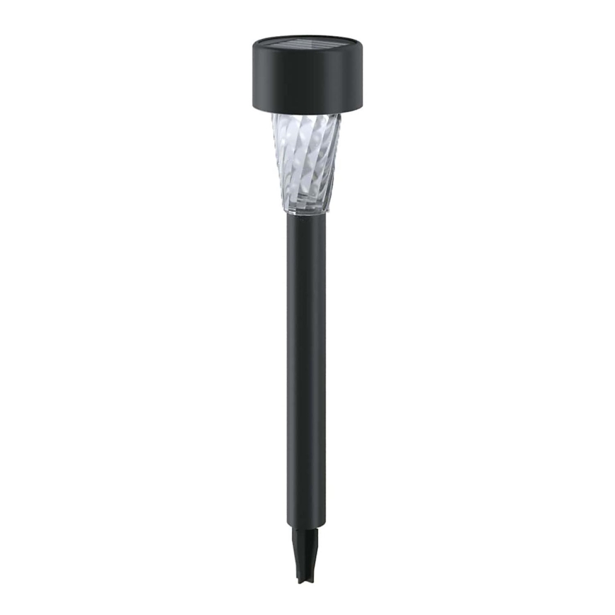 Aigostar - LED Соларна лампа LED/0,006W/1,2V 40 mAh 29,5 см черен 6500K IP44