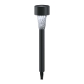 Aigostar - LED соларна лампа LED/0,006W/1,2V 40 mAh 29,5 см черна 6500K IP44