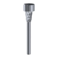 Aigostar - LED Соларна лампа LED/0,006W/1,2V 40 mAh 29,5 см матов хром 6500K IP44
