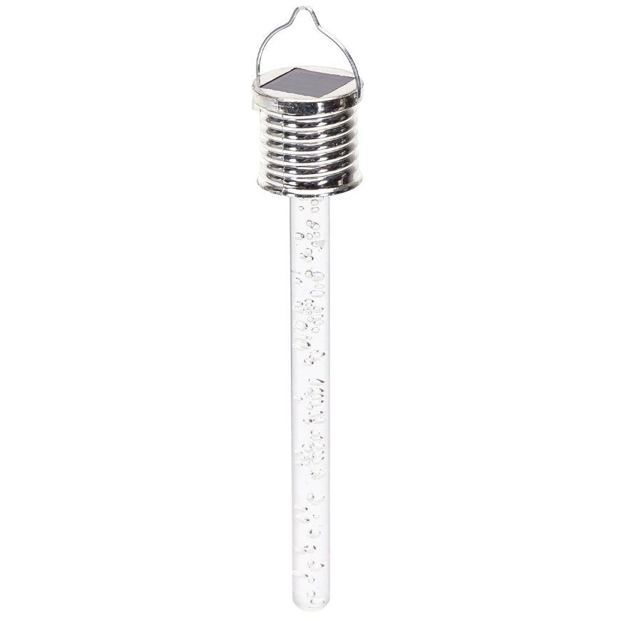 Aigostar - LED Соларна лампа LED/0,006W/1,2V хром 2700K IP44