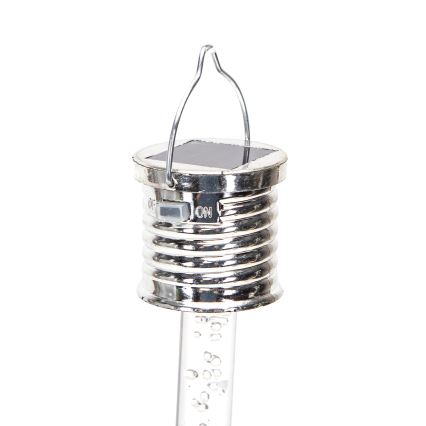 Aigostar - LED Соларна лампа LED/0,006W/1,2V хром 2700K IP44