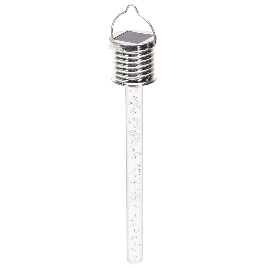 Aigostar - LED Соларна лампа LED/0,006W/1,2V хром 6500K IP44