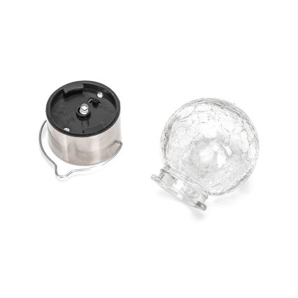 Aigostar - LED Соларна лампа LED/0,006W/1,2V Ø 6 см 100 mAh 6500K IP44