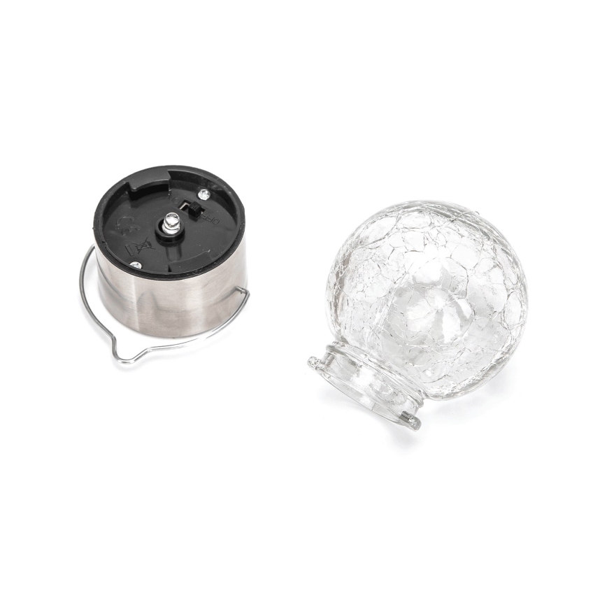 Aigostar - LED Соларна лампа LED/0,006W/1,2V Ø 6 см 100 mAh 6500K IP44
