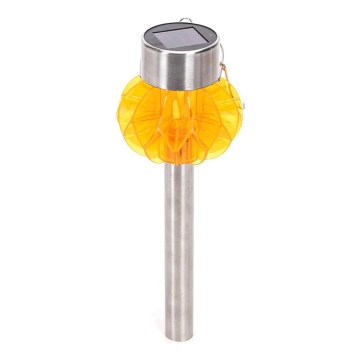 Aigostar - LED Соларна лампа LED/0,012W/1,2V 38,4 см 3000K IP44 оранжев