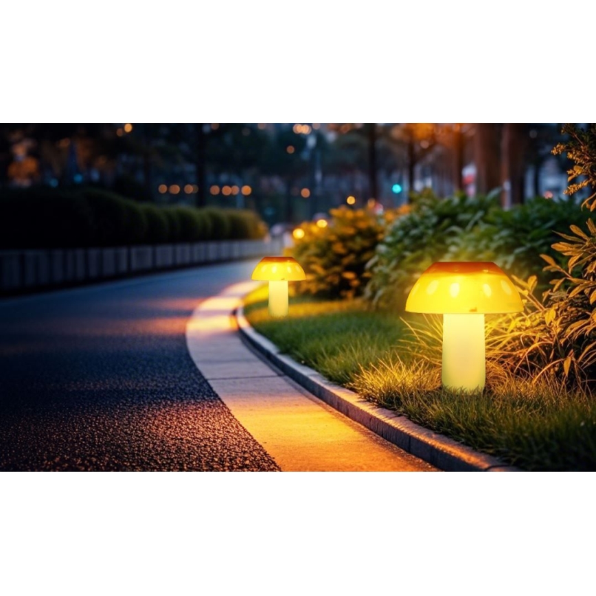Aigostar - LED Соларна лампа LED/0,024W/1,2V 200 mAh 2700K IP44 манатарка