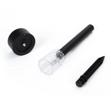 Aigostar - LED Соларна лампа LED/0,06W/2V 32,7 см 6500K IP44 черен