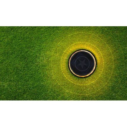 Aigostar - LED Соларна лампа LED/0,6W/5,5V 24,5 см 500 mAh 3200K IP66 черен