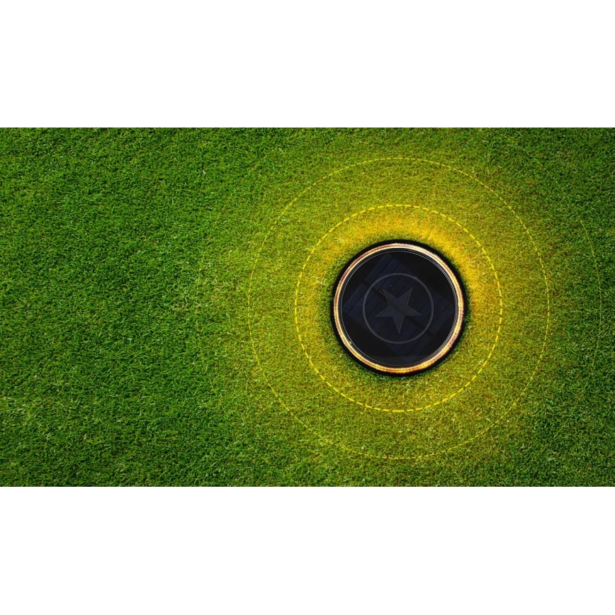 Aigostar - LED Соларна лампа LED/0,6W/5,5V 24,5 см 500 mAh 3200K IP66 черен