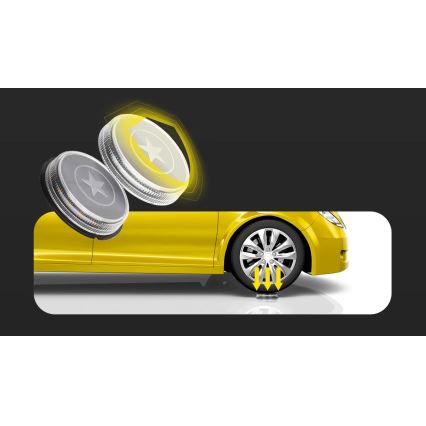 Aigostar - LED Соларна лампа LED/0,6W/5,5V 24,5 см 500 mAh 3200K IP66 черен