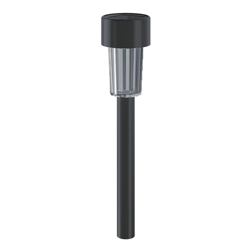 Aigostar - LED соларна лампа с сензор за здрач LED/0,006W/1,2V 40 mAh 29,5 см черна 6500K IP44