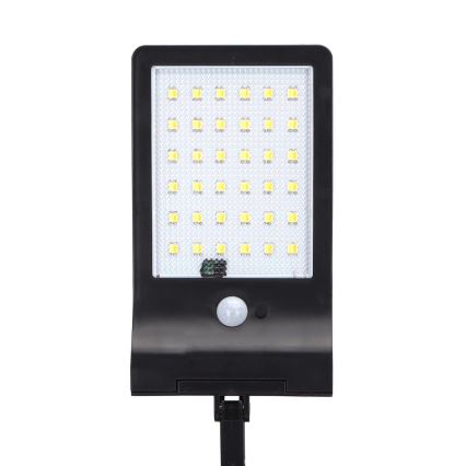Aigostar - LED Соларна улична лампа със сензор LED/3W/3,7V1800 mAh IP44 3000/4000/5000K + дистанционно управление