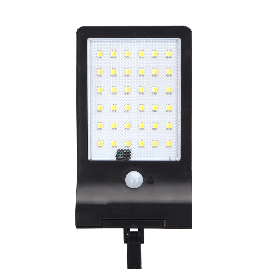 Aigostar - LED Соларна улична лампа със сензор LED/3W/3,7V1800 mAh IP44 3000/4000/5000K + дистанционно управление