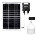 Aigostar - LED соларна лампа със сензор LED/70W/12V 6000 mAh 6500K IP65 Ø 12 см + дистанционно управление