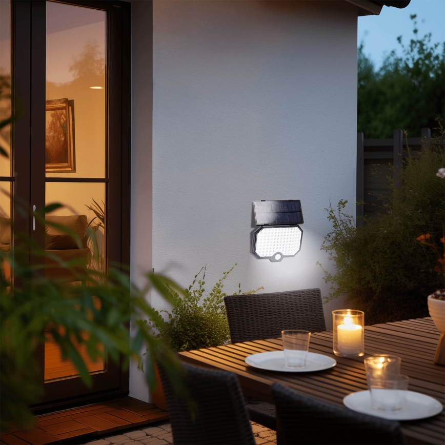 Aigostar - LED Соларна лампа със сензор за движение LED/2,4W/3,7V IP65