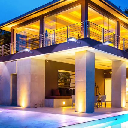 Aigostar - LED Соларна улична лампа със сензор LED/100W/3,2V 10000mAh IP65 6500K + дистанционно управление