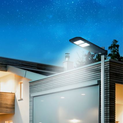 Aigostar - LED Соларна улична лампа със сензор LED/180W/4V 7500mAh IP65 + дистанционно управление