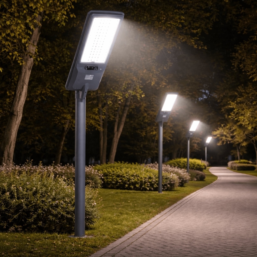 Aigostar - LED соларна улична лампа със сензор LED/300W/3,2V 3600mAh + дистанционно управление