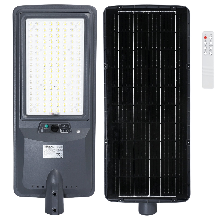 Aigostar - LED соларна улична лампа със сензор LED/300W/3,2V 3600mAh + дистанционно управление