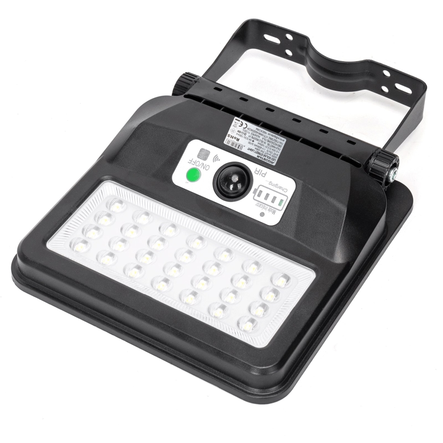 Aigostar - LED соларна улична лампа със сензор LED/50W/3,2V 1000mAh 6500K + дистанционно управление