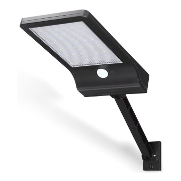 Aigostar - LED Соларна улична лампа със сензор LED/3W/3,7V1800 mAh IP44 3000/4000/5000K + дистанционно управление