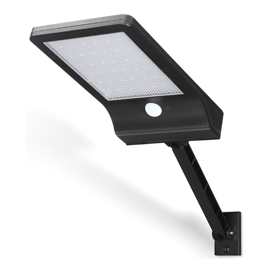 Aigostar - LED Соларна улична лампа със сензор LED/3W/3,7V1800 mAh IP44 3000/4000/5000K + дистанционно управление