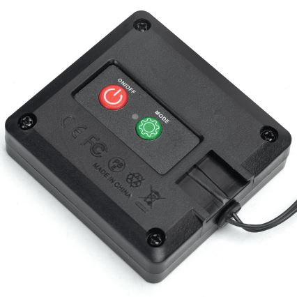 Aigostar - LED Соларна верига 102xLED/2x0,7m IP65 300 mAh топло бяло бръшлян