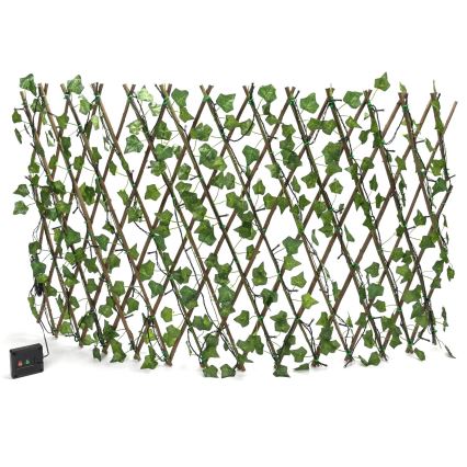Aigostar - LED Соларна верига 102xLED/2x0,7m IP65 топло бяло ivy