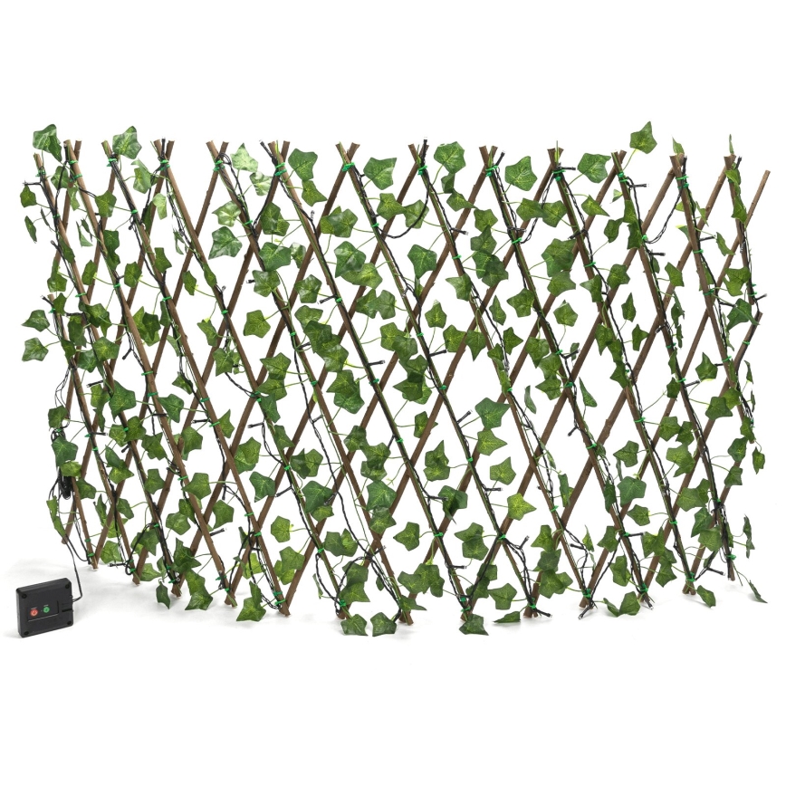 Aigostar - LED Соларна верига 102xLED/2x0,7m IP65 топло бяло ivy
