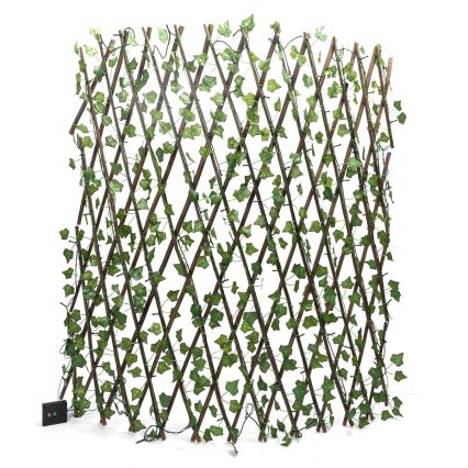 Aigostar - LED Соларна верига 148xLED/2x1,2m IP65 топло бяло ivy