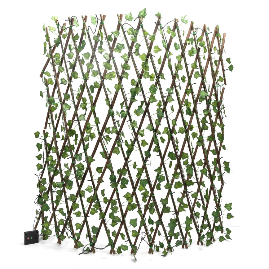 Aigostar - LED Соларна верига 148xLED/2x1,2m IP65 топло бяло ivy