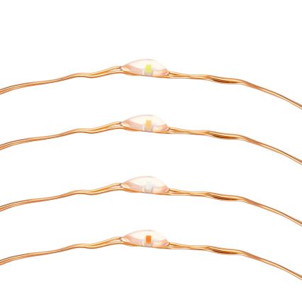Aigostar - LED Соларна верига LED/8 функции 12m IP65 многоцветен