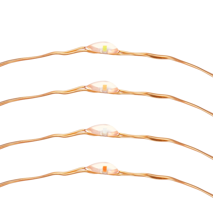 Aigostar - LED Соларна верига LED/8 функции 12m IP65 многоцветен