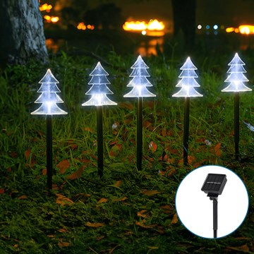 Aigostar - LED Соларна коледа лампа LED/0,054W/1,2V 1 м IP65 студено бял
