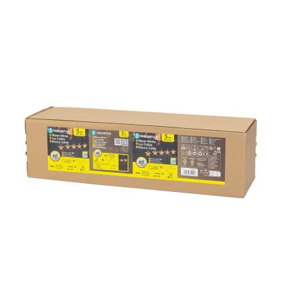 Aigostar - LED Соларна коледа лампа LED/0,054W/1,2V 1 м IP65 топло бял