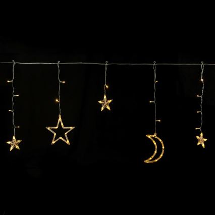 Aigostar - LED соларен коледен гирлянд 120xLED/8 функции 3x0,6m 500 mAh IP65 топла бяла светлина