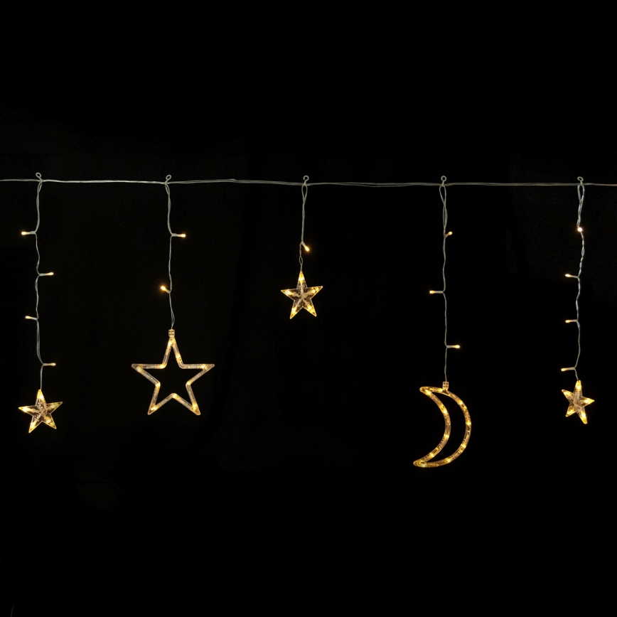 Aigostar - LED соларен коледен гирлянд 120xLED/8 функции 3x0,6m 500 mAh IP65 топла бяла светлина