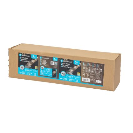 Aigostar - LED Соларна коледна лампа LED/0,054W/1,2V 1m 800 mAh IP65 студено бяло