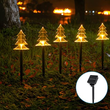 Aigostar - LED соларна коледна лампа LED/0,054W/1,2V 1м IP65 топла бяла светлина