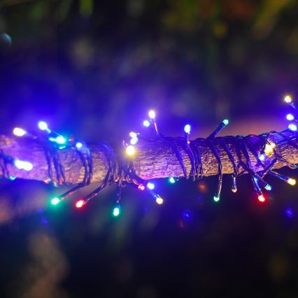 Aigostar - LED Соларни коледни лампички 100xLED/8 функции 12 м IP65 многоцветен