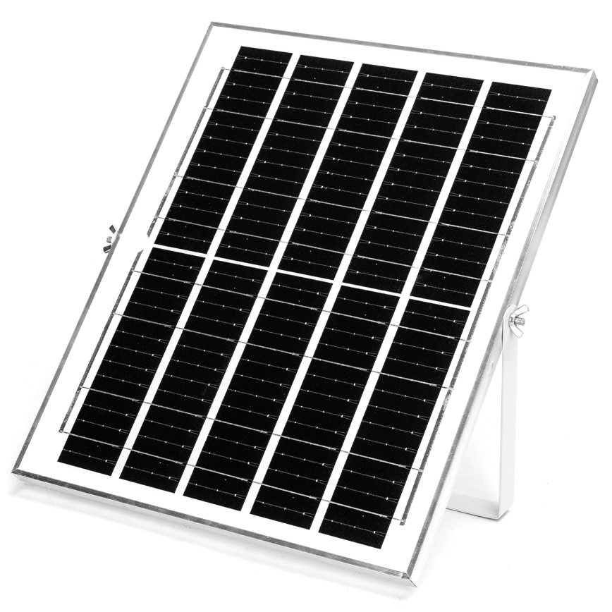 Aigostar - LED соларна лампа 2xLED/70W/12V 12000 mAh 6500K IP65 диам. 20,5 см + дистанционно управление