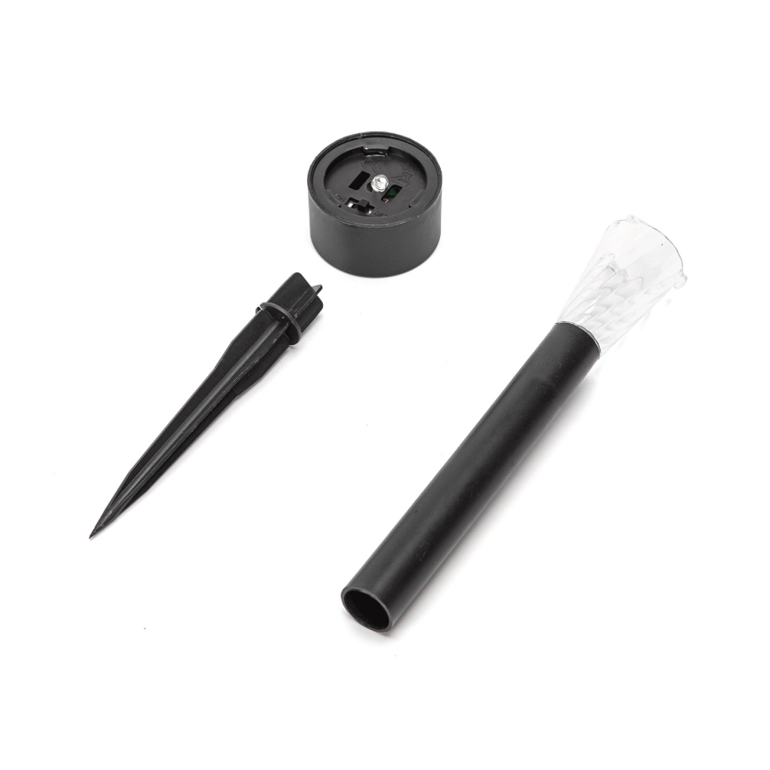 Aigostar - LED соларно осветително тяло LED/2V IP44 40 mAh черно