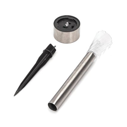 Aigostar - LED соларно осветително тяло LED/2V IP44 40 mAh матов хром