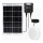 Aigostar - LED соларно осветително тяло LED/70W/12V 6000 mAh 6500K IP65 Ø 20,5 см + дистанционно управление