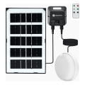 Aigostar - LED соларно таванно осветително тяло със сензор LED/35W/3,7V 3000 mAh IP65 + дистанционно управление