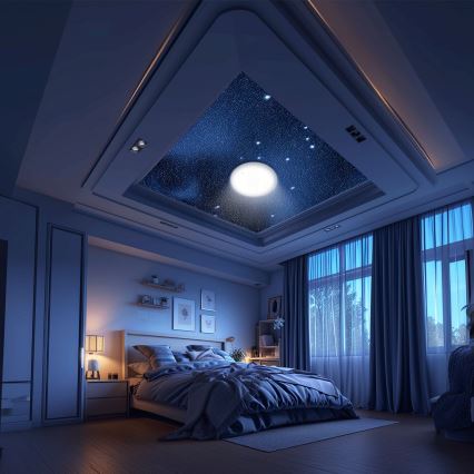 Aigostar - Димируем таванен LED плафон MESH LED/36W/230V 3000-6500K диам. 49,5 см + дистанционно управление