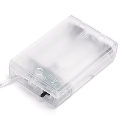 Aigostar - LED верига 50 LED, 3xAA, 5,3m, топла бяла светлина