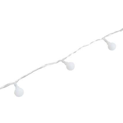 Aigostar - LED външна декоративна гирлянда 50xLED/8 функции 5 м IP44 студено бяла
