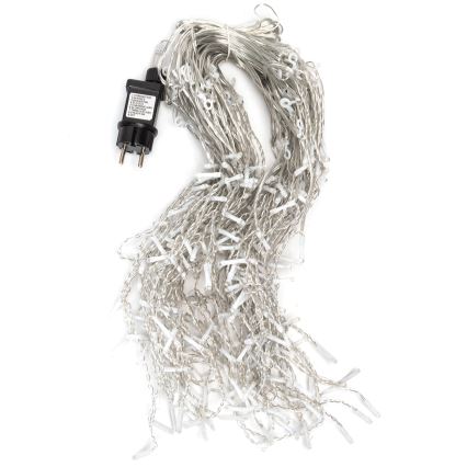 Aigostar - LED Външна  гирлянда 300xLED/8 режима 15x0,4 m IP44 студено бяло
