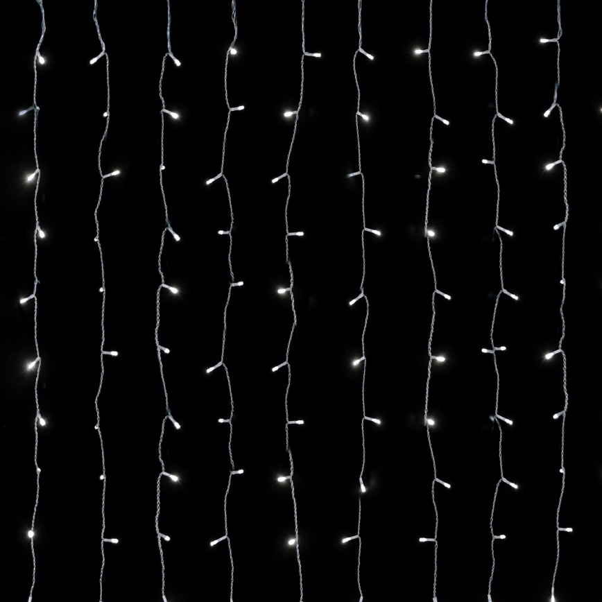Aigostar - LED външна гирлянда 558xLED 3x1,8m IP44 студено бяла